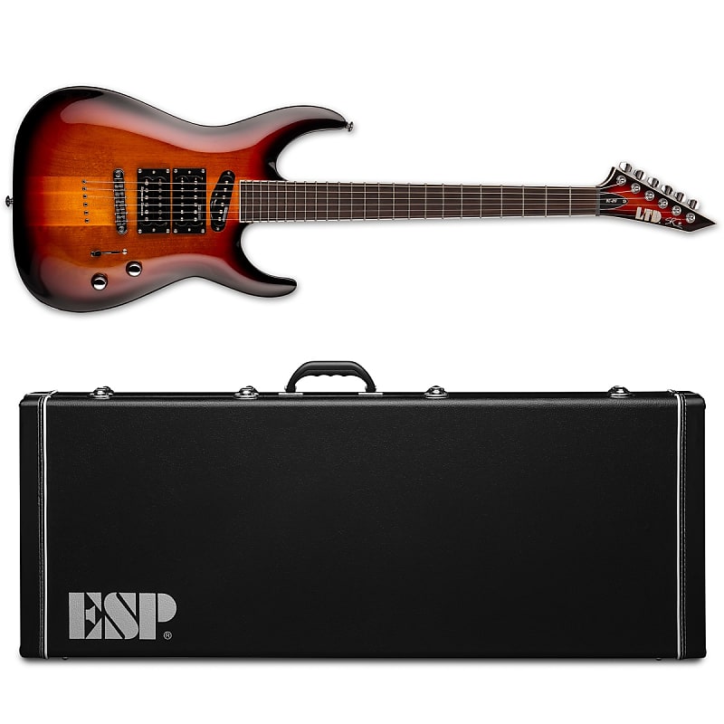 ESP LTD Stephen Carpenter SC-20 3-Tone Burst Electric Guitar + Hard Case image 1