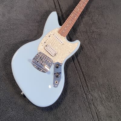 Fender Kurt Cobain Signature Jag-Stang 2021 Sonic Blue #MX21547534 (8 lbs. 2.4 oz.) image 1