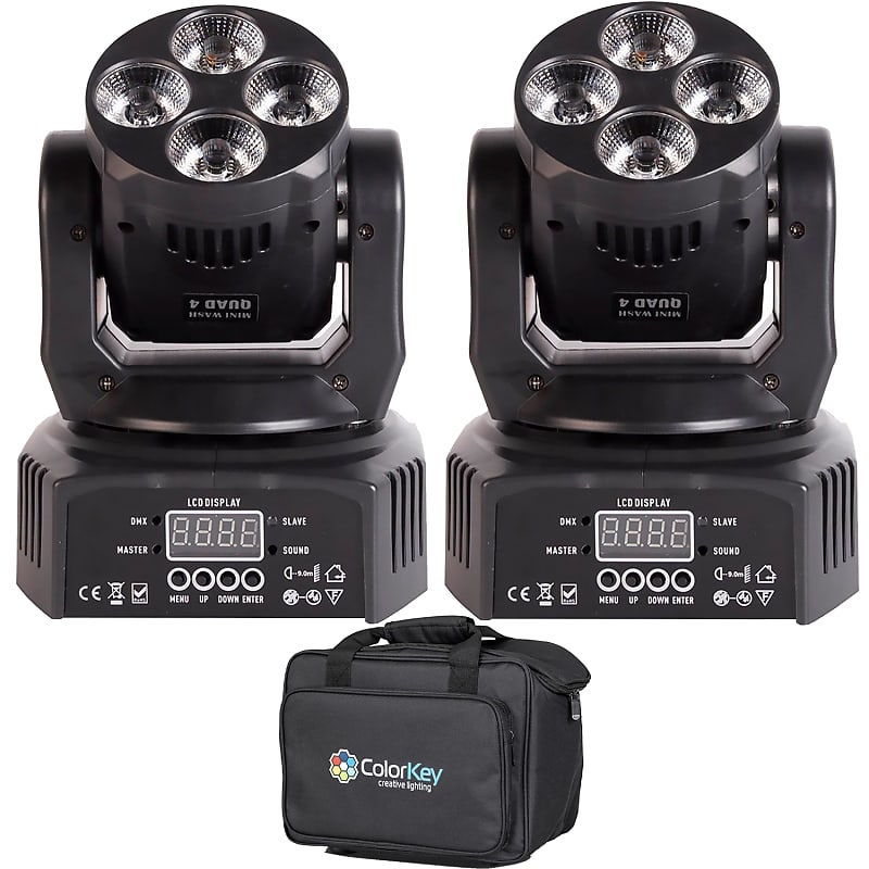 ColorKey Mover Miniwash QUAD 4 MKII Compact Moving Head Wash | Reverb