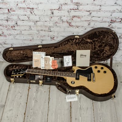 Gibson - 1957 Les Paul Special Single Cut Reissue - Electric  Guitar - Ultra Light Aged - TV Yellow - w/ HardshellCase - x4451 image 14