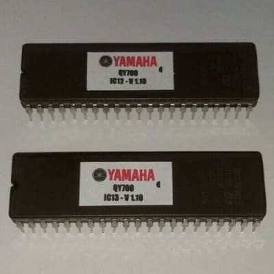 Kit EPROMs - YAMAHA QY700 - OS ROM FIRMWARE - ver 1.10 - IC12+IC13