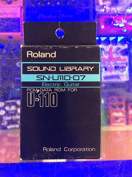 Roland SN-U110-07 Electric Guitar Sound Library Data Card image 1