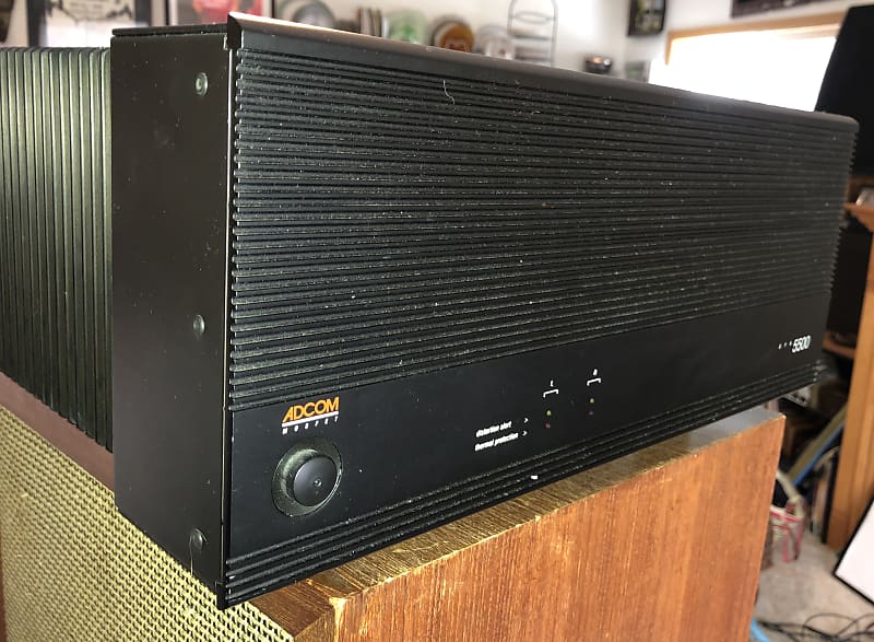 Adcom GFA-5500 Stereo Power Amplifier Black | Reverb