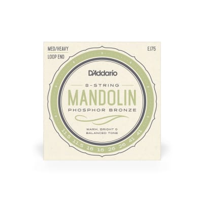 D'Addario 8-String Mandolin Phosphor Bronze Medium/Heavy Set - 11.5-41 image 1