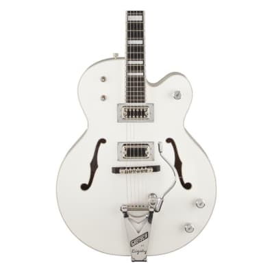 Gretsch G7593T Billy Duffy Signature Falcon 6-String Right-Handed Hollow Body Electric Guitar with Bigsby Tailpiece and Ebony Fingerboard (White Lacquer) image 5
