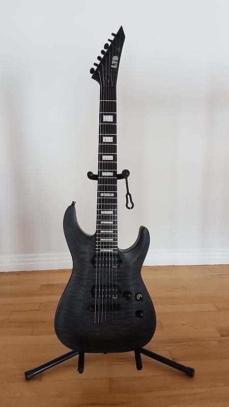 ESP LTD ZH-7 2014 - Satin Black | Reverb