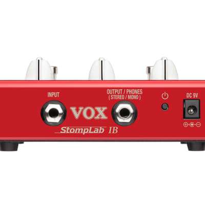 Vox SL1B StompLab IB Modeling Bass Processor - Red image 3