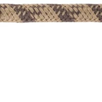 Fender Festival Instrument Cable, Pure Hemp, Right-Angle, Brown Stripe, 10' ft image 3