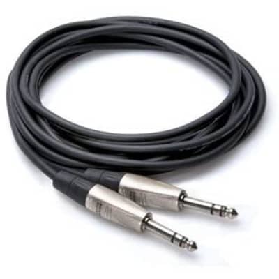 Hosa Pro Balanced Interconnect Cable | REAN 1/4" to Same | 5ft image 1