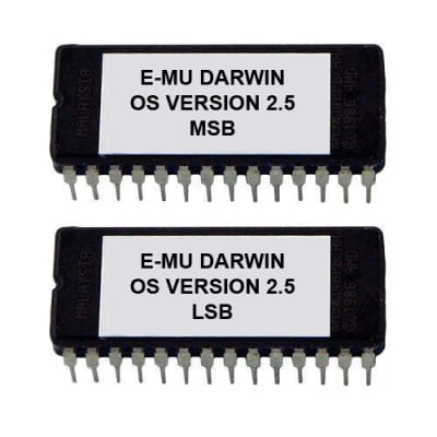 Emu E-Mu Darwin Firmware OS 2.5 Upgrade ROM EPROM Update Chips Set HD Recorder Rom