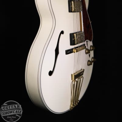 Gibson L4 10th Anniversary - Diamond White/Engraved Gold Guitar image 4