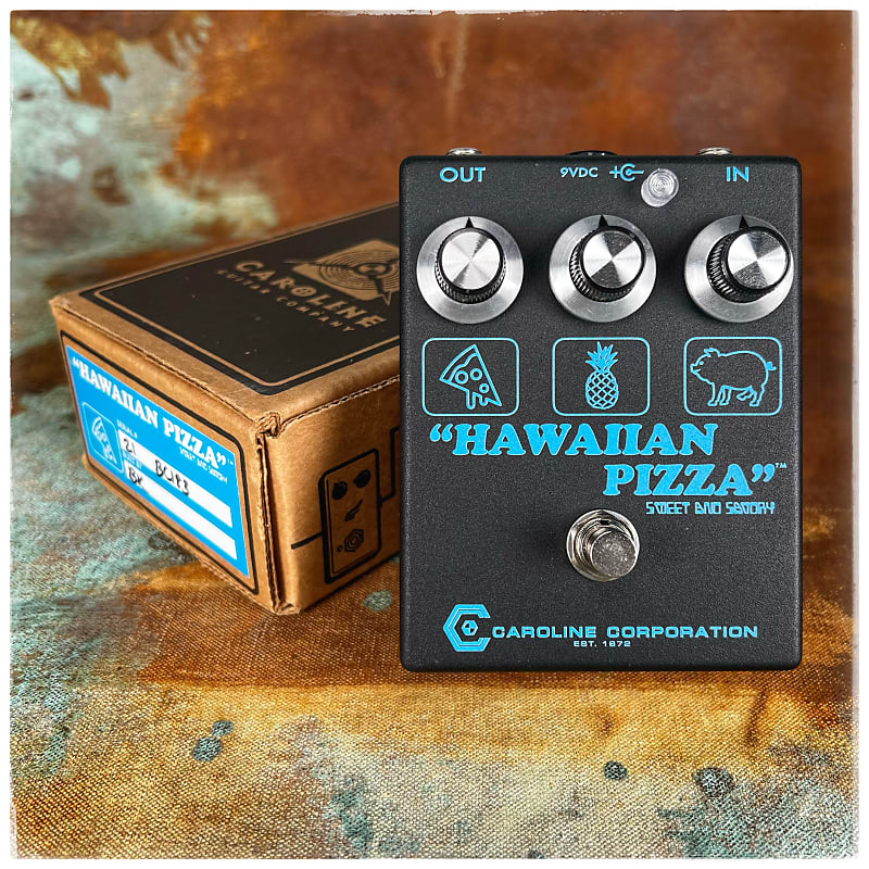 Caroline Guitar Company Hawaiian Pizza - Limited Edition Black