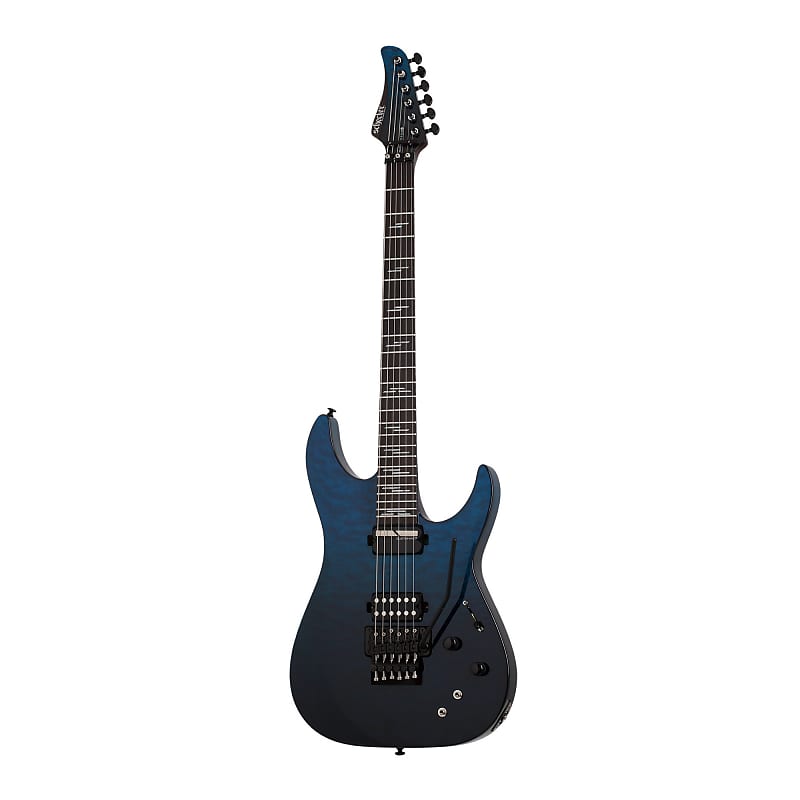Schecter Reaper-6 FR S Elite 6-String Electric Guitar with Wenge Fretboard (Right-Handed, Deep Ocean Blue) image 1
