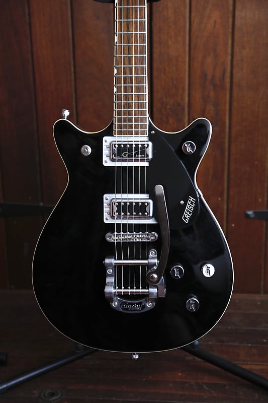 Gretsch G5655T-CB Electromatic Double Jet Black Electric Guitar Pre-Owned image 1