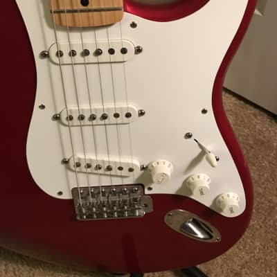 RARE Fender Jimmie Vaughan Stratocaster - Candy Apple Red image 5
