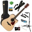 Ibanez AW400CE Acoustic-Electric Guitar - Natural COMPLETE GUITAR BUNDLE
