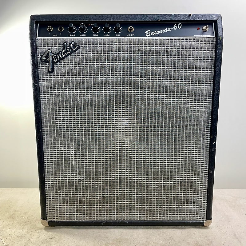 Fender Bassman 60 1991 1X15 60W F BM60 Bass Amp Guitar Amplifier Combo