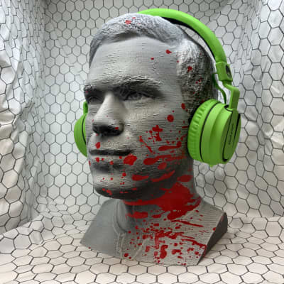 Dexter Headphone Stand! Michael C. Hall Gaming Headset Rack Holder. Holds Ear Protection Headsets! image 4