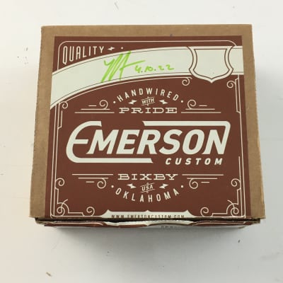 Emerson Custom Wiring Harness Empty Box For Guitar Parts Tuners Luthiers Collectors Made in USA image 2