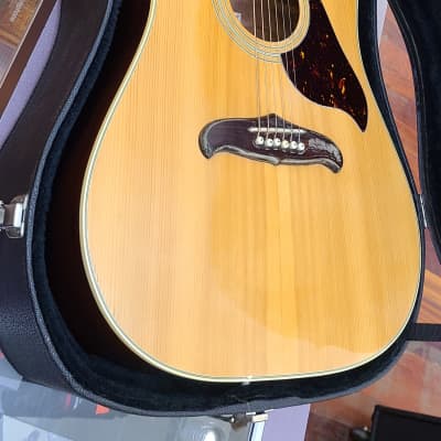 Cortez J-6600 J6600 Acoustic Guitar Made in Japan with hard case 1970s? - Natural image 17