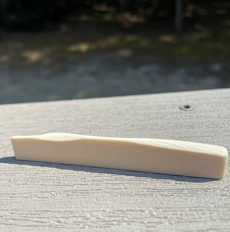 Taylor Fossilized Mammoth Ivory Wave compensated saddle Reverb