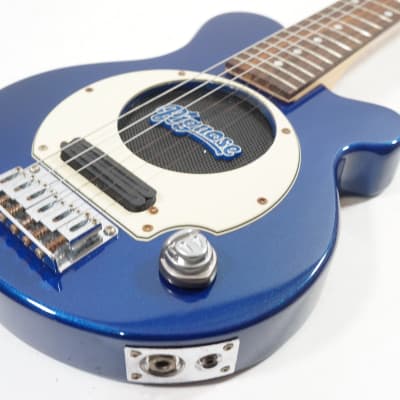 Pignose PGG-200 BLUE Built-in Amp travel mini guitar Worldwide Shipment image 2