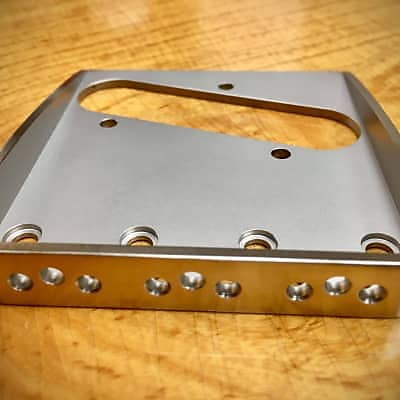 Van Dyke-Harms Telecaster Hybrid Bridge-Stainless Steel, Toploader