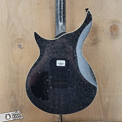 Jarrell Guitars JZS-1F Star Dust Black Sparkle Floyd Rose Electric Guitar Used image 7