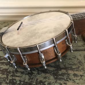 1920s Vintage Slingerland MayBell #24 Resonator Banjo Ukulele (1) - Nice Example - Video image 1