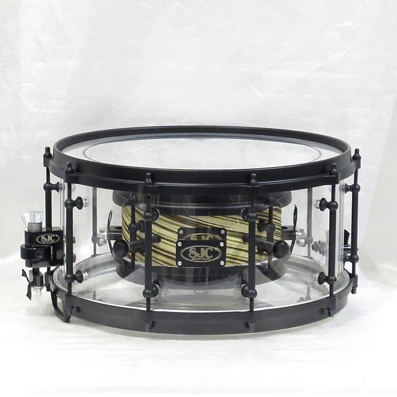 SJC Custom Drums Acrylic 147 w/84 Floating Snare Inside | Reverb UK