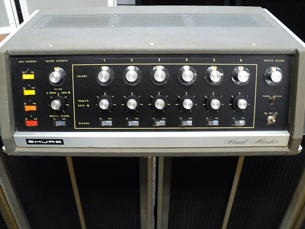 Shure vocal master pa system for sale top