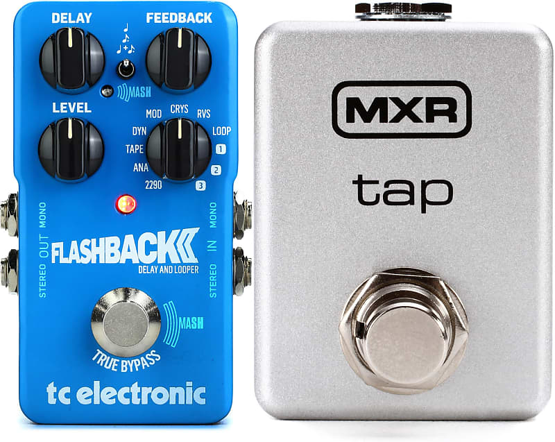 TC Electronic Flashback 2 Delay and Looper Pedal Bundle with Reverb