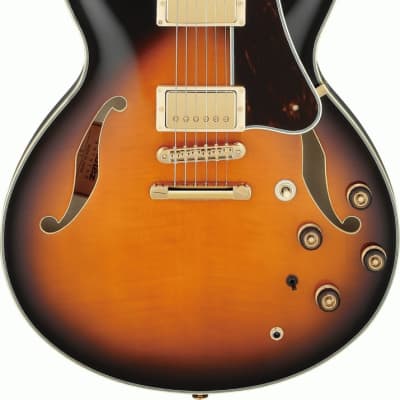 Ibanez AS2000 BS Prestige Electric Guitar w/Case - Brown Sunburst-Brown Sunburst for sale
