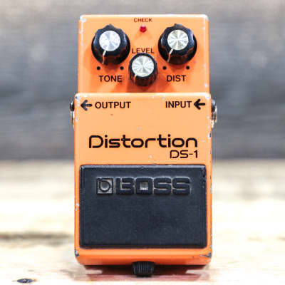 Boss DS-1 Distortion Made in Japan (Black Label) Classic Distortion Effect Pedal for sale