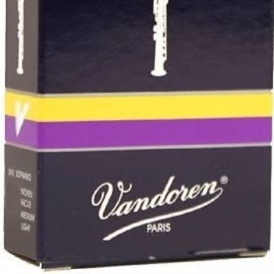 Vandoren #2.5 Soprano Sax Reeds - 10 Pack image 1