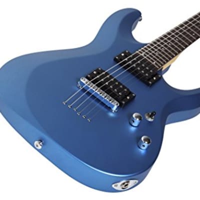 Schecter C-6 Deluxe Electric Guitar, Satin Metallic Light Blue, 431 image 13