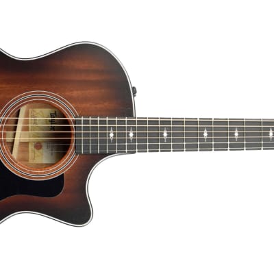 Taylor 324ce Grand Auditorium Acoustic-Electric in Shaded Edge Burst 1211221165 image 2