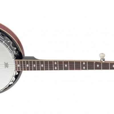 Stagg 5-string Bluegrass Banjo Deluxe w/ metal pot image 3