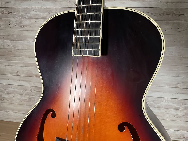 Epiphone Masterbilt Century Collection Zenith Classic Acoustic/Electric  Guitar w/ F-Holes Vintage Sunburst