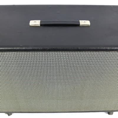 Vintage Fender 2x12 Piggyback Electric Guitar Amplifier Cabinet Jensen C12NS Speakers image 3