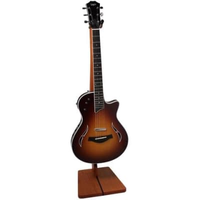 Zither Wooden Guitar Stand - Solid Purple Heart Wood - Best for Acoustic, Electric, or Classical image 4