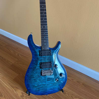 Carvin CT624 2014 Deep Blue Flame CT 624 Kiesel Gotoh 510ts-bs image 1