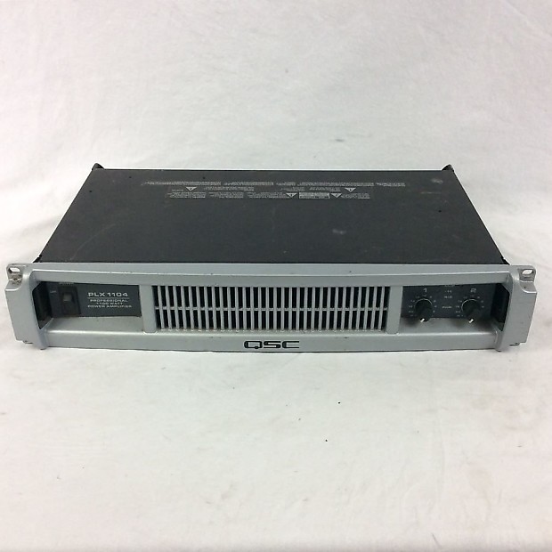 QSC PLX1104 PLX2 Series Compact Rack-Mounted Power Amp image 1