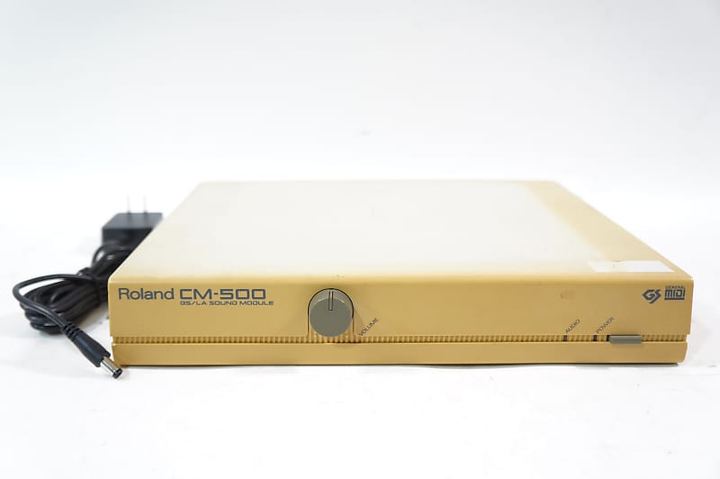Roland CM-500 LA and SC-55 LA Synthesizer GS MIDI Sound Module DM-500N w/  100-240V PSU