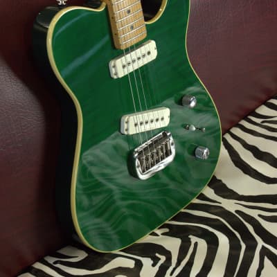 G&L ASAT Custom 1996 - Clear Forest Green for sale