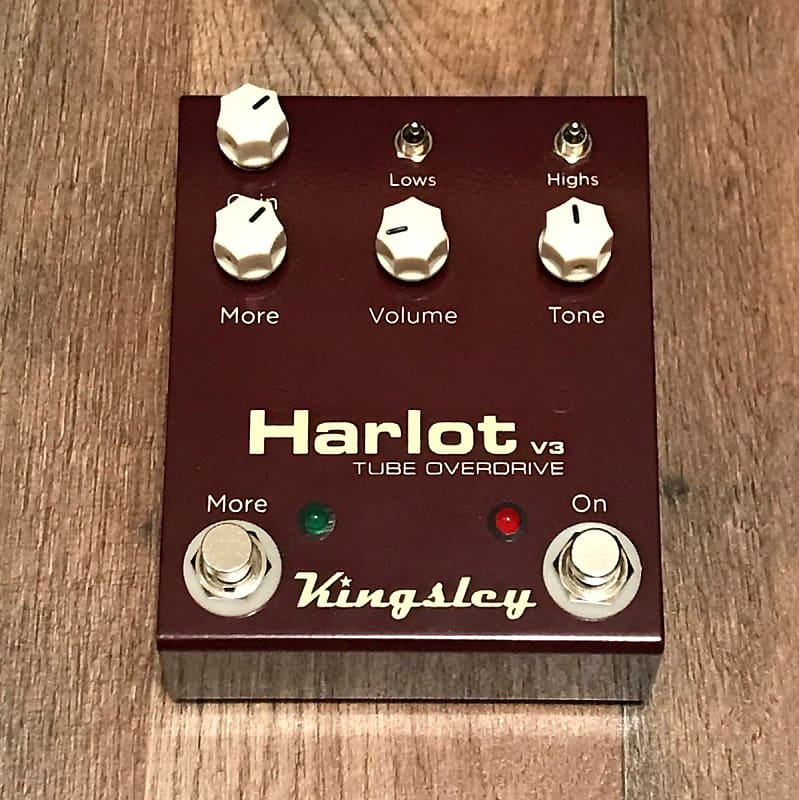 Kingsley Harlot V3 Tube Overdrive Pre Amp Effects Pedal | Reverb