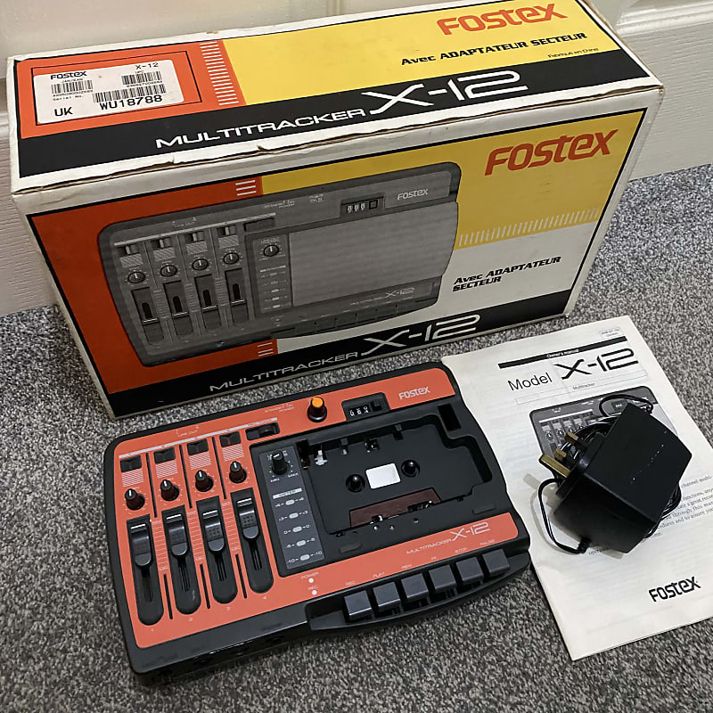 [Rare] FOSTEX X-12 Multitracker Analog 4 Track Cassette Recorder Mixer  (custom Pitch Speed Mod)