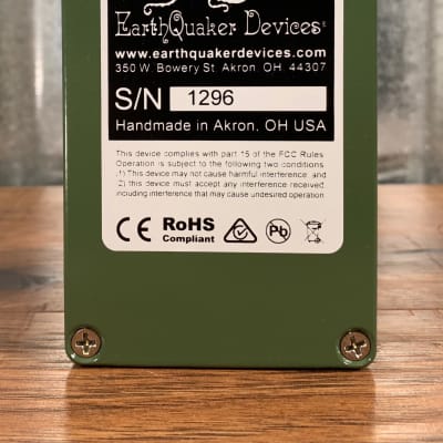 Earthquaker Devices Plumes Low Medium Overdrive JFET OpAmp Guitar Effect Pedal image 4
