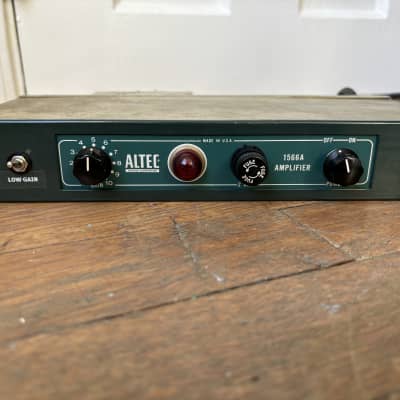 Vintage 1965 Altec 1566 Tube Mic Preamp w/ Transformer In/Out | Reverb