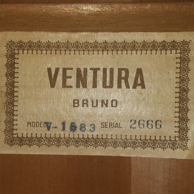 Vintage Ventura Bruno V-1583 Classical Guitar MIJ image 22